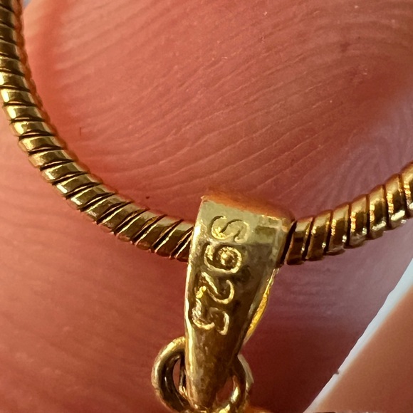 Handmade Red Jasper with CZ Diamonds Necklace Ring Set - Picture 9 of 10